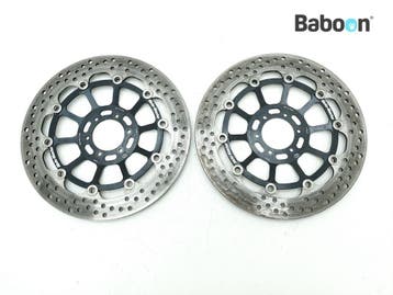 Remschijf Set Honda VTR 1000 F Firestorm 1997-2006 (VTR1000F, Motoren, Onderdelen | Honda, Verzenden, Gebruikt