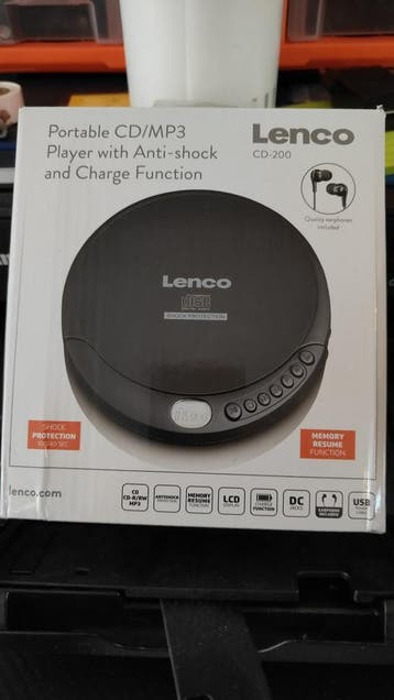 Nieuwe Lenco CD-200 Draagbare CD/MP3-speler met anti-shock, Ophalen of Verzenden, Discman