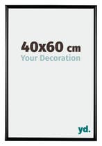 Fotolijst 40x60 cm - Zwart Hoogglans - Kunststof - Bordeaux, Verzenden, Nieuw