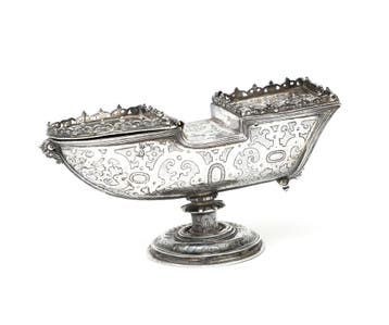 Zilveren wierrookbrander, Spanje of Portugal, eind 18e eeuw, Antiek en Kunst