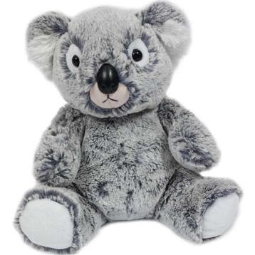 Koala knuffel - grijs pluche - 20 cm - kraalogen, Verzenden, Nieuw