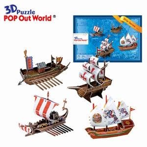 3D Puzzel: Ship serie (4 schepen), Verzamelen, Speelgoed