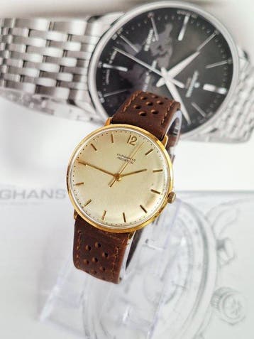 Junghans - Meister cal 684 Ultra Flat Feinregulierung Unruhe, Nieuw