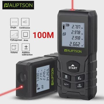 HAUPTSON Laser Afstandsmeter 70/100M - Precisie Meetinstrume, Verzenden, Nieuw