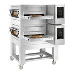 GGM Gastro | (2 stuks) Gas doorloop pizzaoven - 1980x2450mm, Verzenden
