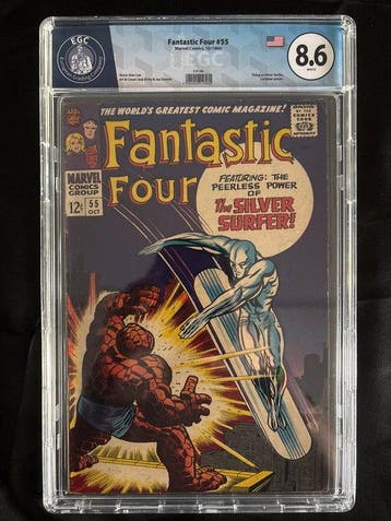 Fantastic Four (Vol. 1) #55 - EGC 8.6 - When Strikes the, Nieuw