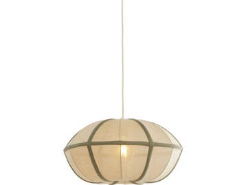 Light & Living MIRELYS - Hanglamp - Textiel - Bruin -, Huis en Inrichting, Verzenden, Nieuw