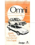 1978 DODGE OMNI ONDERHOUDSBOEKJE ENGELS (USA)