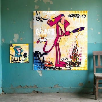 Moabit - Pink Panther X Brekkie Served - Diptych
