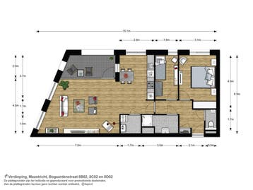 Te huur: Appartement Bogaardenstraat in Maastricht, Limburg, Maastricht, Appartement