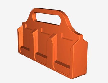 Makita Accuhouder &amp; Transport Carrier | 3D Geprint | Zwart, Ophalen of Verzenden, Nieuw