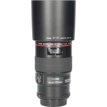 Tweedehands Canon EF 100mm f/2.8L IS Macro USM CM6363, Audio, Tv en Foto, Fotografie | Lenzen en Objectieven, Ophalen of Verzenden