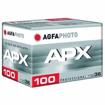 Agfa zwart/wit film APX Pan 100 36 opn (fotorolletjes), Ophalen of Verzenden, Nieuw