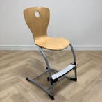 schoolstoel / leerlingstoel met voetenplank, VS Level76-LuPo, Ophalen of Verzenden, Gebruikt, Hout, Eén