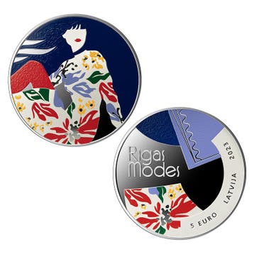 Letland 5 Euro Riga Mode 2023, Verzenden