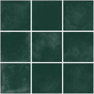 Mozaiek Tegel Kasba 29,7x29,7 cm Mat Forest Green (Prijs per, Ophalen of Verzenden, Nieuw