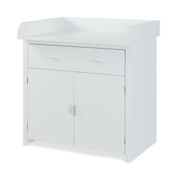 Luiercommode Starler met verschoonblad 104x96x77 cm wit [en., Kinderen en Baby's, Verzenden, Nieuw
