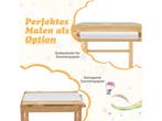 COSTWAY 2-in-1 kindertafel - omkeerbaar tafelblad -, Verzenden, Nieuw
