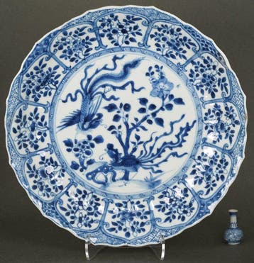 Kangxi (1662-1722), Qing Dynasty - Bord - Large plate - Two, Antiek en Kunst