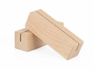10cm - Houten Kaarthouder / Tafelstandaard / Menukaartho...