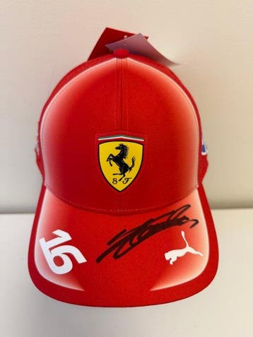 Ferrari - Charles Leclerc - 2026 - Honkbalpet, Nieuw