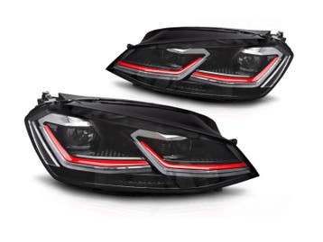 Full LED koplampen dynamisch RedLine geschikt voor VW Golf 7, Verzenden, Nieuw, Volkswagen