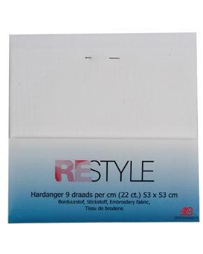 Borduurstof Hardanger Wit 9 Draads per cm (53x53 cm), Nieuw, Wit