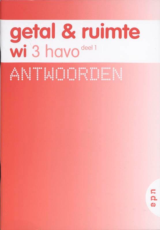Getal & Ruimte 3 havo deel 1 antwoorden 9789011106338, Boeken, Schoolboeken, Gelezen, Verzenden