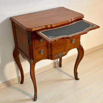 Bonheur du jour - schrijfbureau - Walnoot - Louis XV-stijl