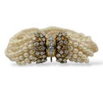Armband - 18 karaat Antiek 18k geelgoud multistreng parel-, Nieuw
