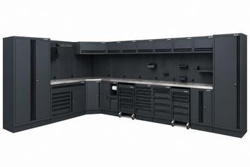 Pillar Werkplaatsinrichting Hoekopstelling 569 cm – RVS Blad, Verzenden, Nieuw