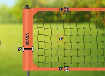 Volleybal Net Set – Verstelbaar met Aluminium Palen, Sport en Fitness, Verzenden, Nieuw