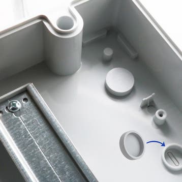 Opbouw Verdeelkast / Zekeringkast IP65 24-modules - Velvalux, Ophalen of Verzenden, Nieuw