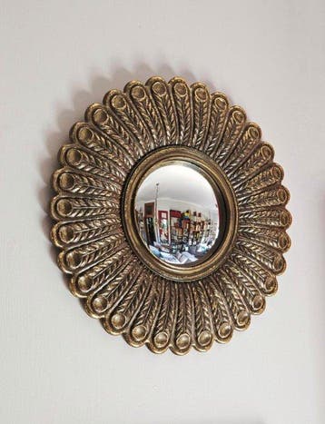 Wandspiegel- Heksenoog / Butler - Glas, Hars - Convex