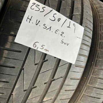 2 x Hankook Ventus S1 Evo2 235-50-19 Zomerbanden 6,5mm, Auto-onderdelen, Banden en Velgen, 19 inch, Gebruikt, Ophalen of Verzenden