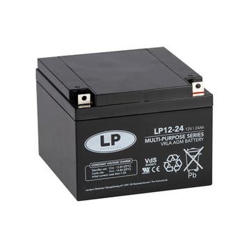 Landport (LP) VRLA-LP accu 12 volt 24.0 ah LP12-24 T3 VDS, Ophalen of Verzenden, Nieuw