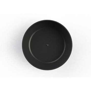Vrijstaand Ligbad Arcqua Cusco Rond 153 cm Mat Zwart, Ophalen of Verzenden, Nieuw, Bad