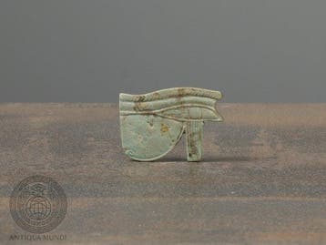 Oude Egypte, late periode Faience Udjat-Oog (Oog van Horus)