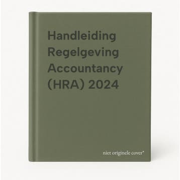 Handleiding Regelgeving Accountancy (HRA) 2024 9789075103908, Verzenden, Zo goed als nieuw