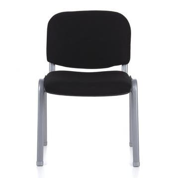Vergaderstoel | Polyester | Zwart | 4 Stuks Per Pakket |, Verzenden, Nieuw