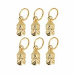 Haarspeld Haarringen 1cm - Bedel Boeddha - Goud - Set van 6, Nieuw