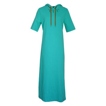 Verysimple • maxi sweater jurk in turquoise • 36 (IT42), Verzenden, Verysimple, Nieuw, Maat 36 (S)