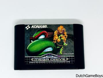 Sega Megadrive - Teenage Mutant Hero Turtles - Tournament Fi, Spelcomputers en Games, Games | Sega, Verzenden, Gebruikt