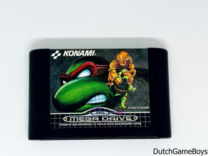 Sega Megadrive - Teenage Mutant Hero Turtles - Tournament Fi, Spelcomputers en Games, Games | Sega, Gebruikt, Verzenden