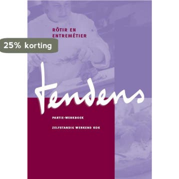 Tendens Partie-werkboek Zelfstandig werkend kok, Rotir en, Boeken, Verzenden, Zo goed als nieuw, Jan-Willem van Gelder