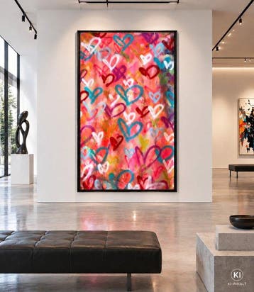 Timo Wedell - Spray-Painted Affection - XXL - Abstract