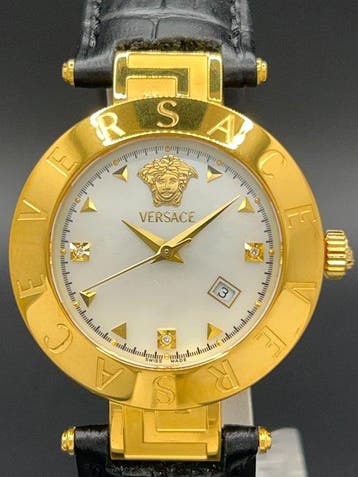 Versace - XLQ90 - Medusa Mother-of-Pearl - XLQ90 - Heren -, Nieuw