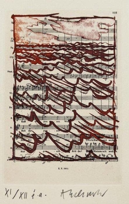 Pierre Alechinsky (1927) - Mon voyage en Amérique, Antiek en Kunst, Antiek | Overige Antiek
