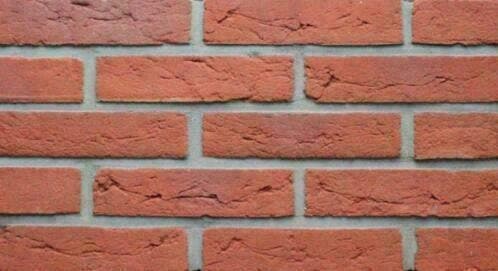 art 6922 rood oranje nuance handvorm gevelstenen, Doe-het-zelf en Verbouw, Metselstenen, Bakstenen, Nieuw