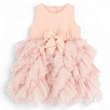Angels Face cascade waterfall sparkle tulle baby dress, Ophalen of Verzenden, Nieuw